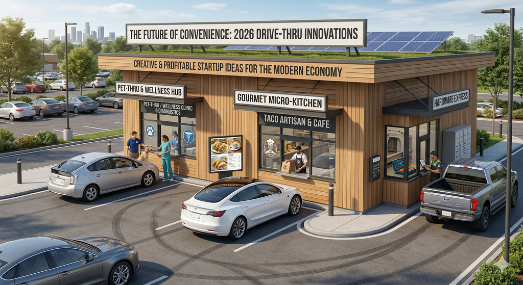 The 2026 Drive-Thru Revolution: Profitable Business Ideas & High-Tech Trends
