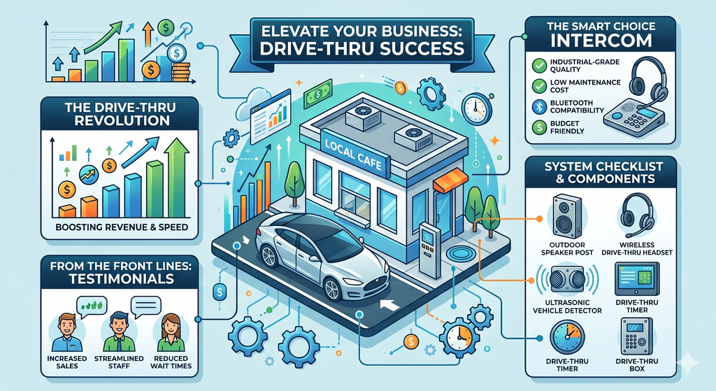 The Small Business Guide to Drive-Thru Success: Maximizing ROI with the DTX1 Intercom System