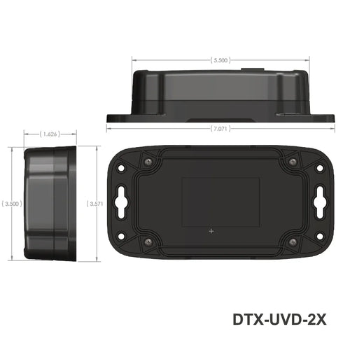 Ultrasonic Vehicle Detector DTX-UVD2X - Car Sensor - Drive Thru System - Timer -Gate Opener - VDB- Drive Through Intercom Headset - Vehicle Loop Detectors