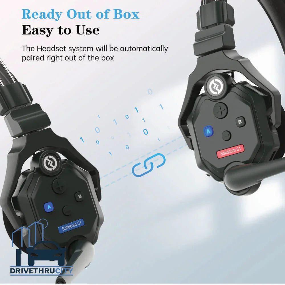 Hollyland Solidcom C1 3-Person Headset Intercom System Team ...
